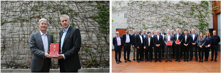 傅育宁董事长会见可口可乐全球总裁兼首席运营官James Quincey