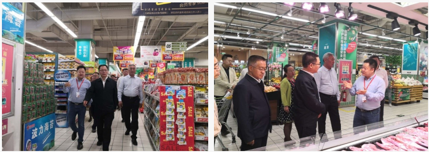 新疆维吾尔自治区副主席赵冲久一行调研华润万家乌鲁木齐河北东路店