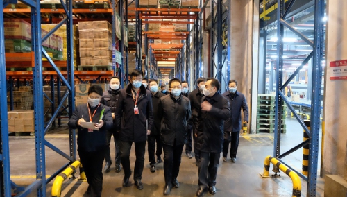 江苏省副省长赵世勇视察苏果公司保障供应工作