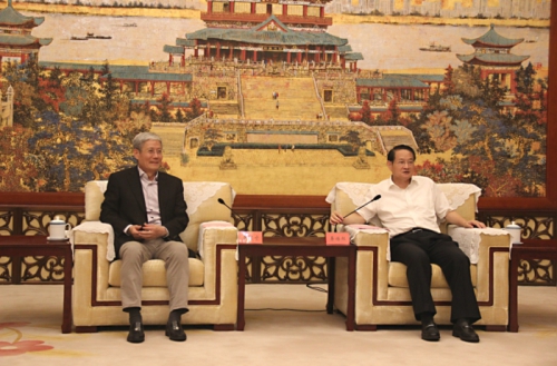 傅育宁董事长赴江西调研并拜访省委省政府领导